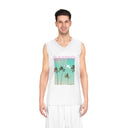 All Over Prints XL / Seam thread color automatically matched to design Bator Palm Basketball Jersey LEATHERDADDY BATOR