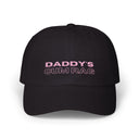 Hats Black "Daddy's C*mRag" Embroidered Dad Cap (Pink Text) LEATHERDADDY BATOR