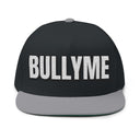 Hats One size / Black/Grey INTO: BULLYME Embroidered Flat Bill Cap – Kink Hat for Brats, Subs & Humiliation Play Enthusiasts LEATHERDADDY BATOR
