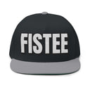 Hats One size / Black/Grey INTO: FISTEE Embroidered Flat Bill Cap – Kink Hat for Receptive Players, Queer Submission & Deep Connection LEATHERDADDY BATOR
