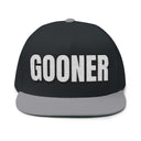 Hats One size / Black/Grey INTO: GOONER Embroidered Flat Bill Cap – Kink Hat for Gooners, Edge Zombies & Mind-Melting Masturbation Addicts LEATHERDADDY BATOR