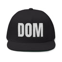 Hats One size / Black INTO: DOM Embroidered Flat Bill Cap – Kink Hat for Dominants, Masters, and Power Players LEATHERDADDY BATOR