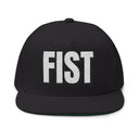 Hats One size / Black INTO: FIST Embroidered Flat Bill Cap – Kink Hat for Fisting Enthusiasts, Hardcore Players & Queer Power Play LEATHERDADDY BATOR