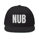 Hats One size / Black INTO: NUB Embroidered Flat Bill Cap – Kink Hat for Chastity Subs, Shrinked D*s, & Total Denial Devotees LEATHERDADDY BATOR