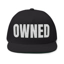 Hats One size / Black INTO: OWNED Embroidered Flat Bill Cap – Kink Hat for Submissives, Collared Partners & Power Exchange Devotees LEATHERDADDY BATOR