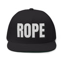Hats One size / Black INTO: ROPE Embroidered Flat Bill Cap – Kink Hat for Rope Tops, Rope Bottoms & Shibari Enthusiasts LEATHERDADDY BATOR
