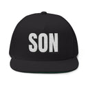 Hats One size / Black INTO: SON Embroidered Flat Bill Cap – Queer Kink Hat for Roleplayers, Chosen Family Dynamics & Submissive Energy LEATHERDADDY BATOR