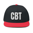 Hats One size / Black/Red INTO: CBT Embroidered Flat Bill Cap – Kink Hat for Cock and Ball Torture Fans, Pain-Play Enthusiasts & Bold Fetish Expression LEATHERDADDY BATOR