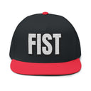 Hats One size / Black/Red INTO: FIST Embroidered Flat Bill Cap – Kink Hat for Fisting Enthusiasts, Hardcore Players & Queer Power Play LEATHERDADDY BATOR