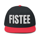 Hats One size / Black/Red INTO: FISTEE Embroidered Flat Bill Cap – Kink Hat for Receptive Players, Queer Submission & Deep Connection LEATHERDADDY BATOR