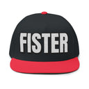 Hats One size / Black/Red INTO: FISTER Embroidered Flat Bill Cap – Kink Hat for Experienced Tops, Queer Dominants & Deep Play Practitioners LEATHERDADDY BATOR