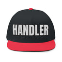 Hats One size / Black/Red INTO: HANDLER Embroidered Flat Bill Cap – Kink Hat for Pup Play Handlers, D-Types & Supportive Leaders LEATHERDADDY BATOR