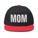 Hats One size / Black/Red INTO: MOM Embroidered Flat Bill Cap – Queer Hat for Caretakers, Femmes & Matriarchal Energy LEATHERDADDY BATOR