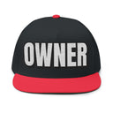 Hats One size / Black/Red INTO: OWNER Embroidered Flat Bill Cap – Kink Hat for Dominants, D-Types & Power Exchange Authority LEATHERDADDY BATOR