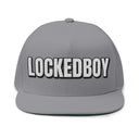 Hats One size / Grey INTO: LOCKEDBOY Embroidered Flat Bill Cap – Chastity Kink Hat for Proud Subs LEATHERDADDY BATOR