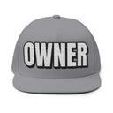 Hats One size / Grey INTO: OWNER Embroidered Flat Bill Cap – Kink Hat for Dominants, D-Types & Power Exchange Authority LEATHERDADDY BATOR