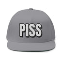 Hats One size / Grey INTO: PISS Embroidered Flat Bill Cap – Kink Hat for Watersports Fetishists. LEATHERDADDY BATOR