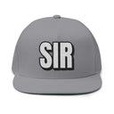 Hats One size / Grey INTO: SIR Embroidered Flat Bill Cap – Kink Hat for Dominants, D-Types & Commanding Queer Presence LEATHERDADDY BATOR
