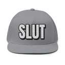 Hats One size / Grey INTO: SLUT Embroidered Flat Bill Cap – Kink Hat for Pleasure-Seekers, Queer Exhibitionists & Proud Sluts LEATHERDADDY BATOR