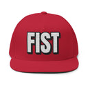Hats One size / Red INTO: FIST Embroidered Flat Bill Cap – Kink Hat for Fisting Enthusiasts, Hardcore Players & Queer Power Play LEATHERDADDY BATOR