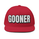 Hats One size / Red INTO: GOONER Embroidered Flat Bill Cap – Kink Hat for Gooners, Edge Zombies & Mind-Melting Masturbation Addicts LEATHERDADDY BATOR