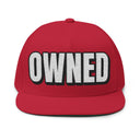 Hats One size / Red INTO: OWNED Embroidered Flat Bill Cap – Kink Hat for Submissives, Collared Partners & Power Exchange Devotees LEATHERDADDY BATOR