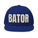 Hats One size / Royal INTO: BATOR Embroidered Flat Bill Cap – Kink Hat for Edgers, Strokers & Masturbation Enthusiasts LEATHERDADDY BATOR