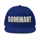 Hats One size / Royal INTO: DOMINANT Embroidered Flat Bill Cap – Kink Hat for Tops, D-Types & Commanding Presence LEATHERDADDY BATOR