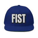 Hats One size / Royal INTO: FIST Embroidered Flat Bill Cap – Kink Hat for Fisting Enthusiasts, Hardcore Players & Queer Power Play LEATHERDADDY BATOR