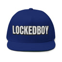 Hats One size / Royal INTO: LOCKEDBOY Embroidered Flat Bill Cap – Chastity Kink Hat for Proud Subs LEATHERDADDY BATOR
