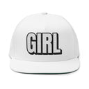 Hats One size / White INTO: GIRL Embroidered Flat Bill Cap – Kink Hat for Submissive Femmes, Leather Girls & Powerfully Playful Babes LEATHERDADDY BATOR