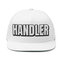 Hats One size / White INTO: HANDLER Embroidered Flat Bill Cap – Kink Hat for Pup Play Handlers, D-Types & Supportive Leaders LEATHERDADDY BATOR