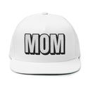 Hats One size / White INTO: MOM Embroidered Flat Bill Cap – Queer Hat for Caretakers, Femmes & Matriarchal Energy LEATHERDADDY BATOR