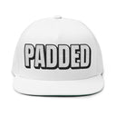 Hats One size / White INTO: PADDED Embroidered Flat Bill Cap – Kink Hat for ABDL, Age Play & Diaper Lovers LEATHERDADDY BATOR