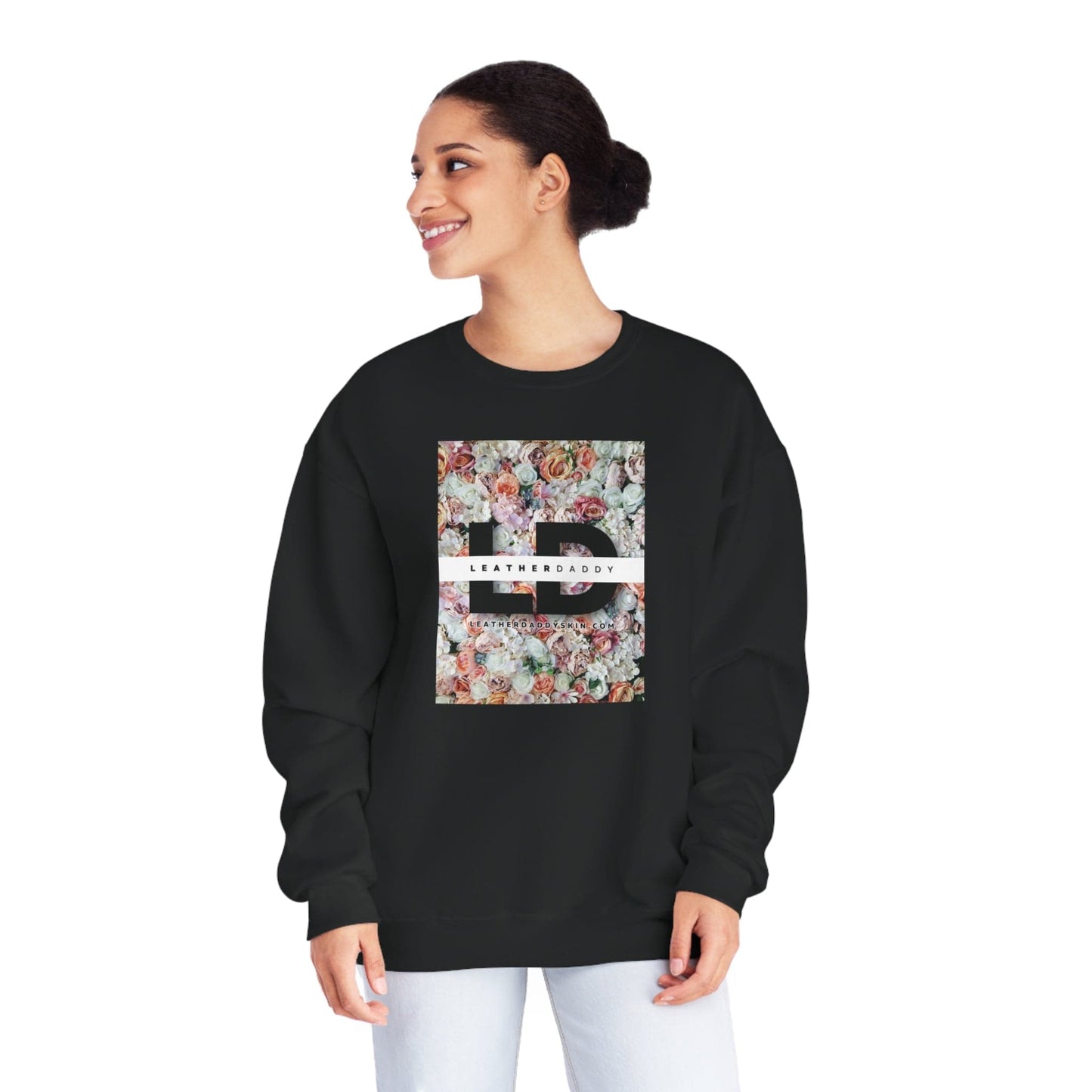 Sweatshirt LeatherDaddy Floral Crewneck Sweatshirt - Pinks/Oranges LEATHERDADDY BATOR