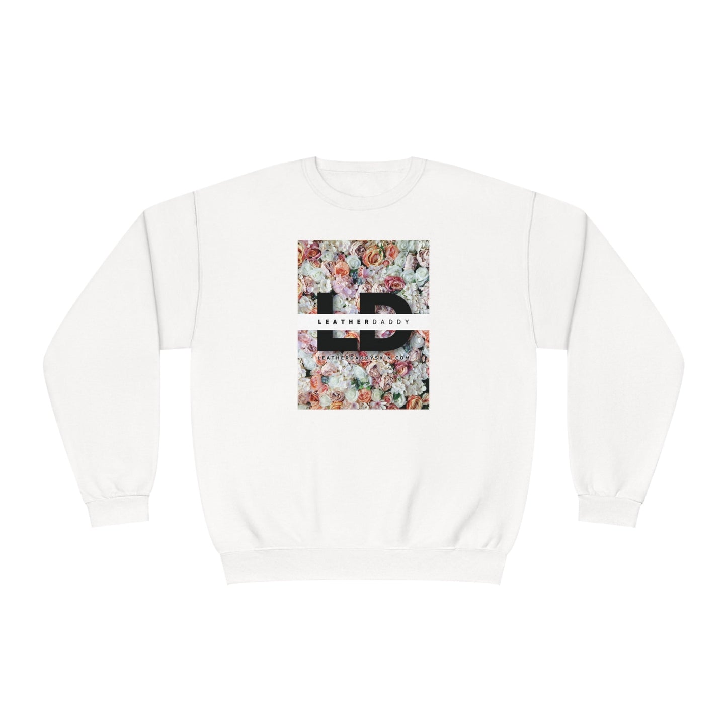 Sweatshirt White / S LeatherDaddy Floral Crewneck Sweatshirt - Pinks/Oranges LEATHERDADDY BATOR