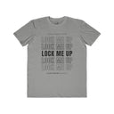 T-Shirt Heather Grey / S Lock Me Up! Locktober Chastity Shirt | Lockedboy by LeatherDaddy LEATHERDADDY BATOR