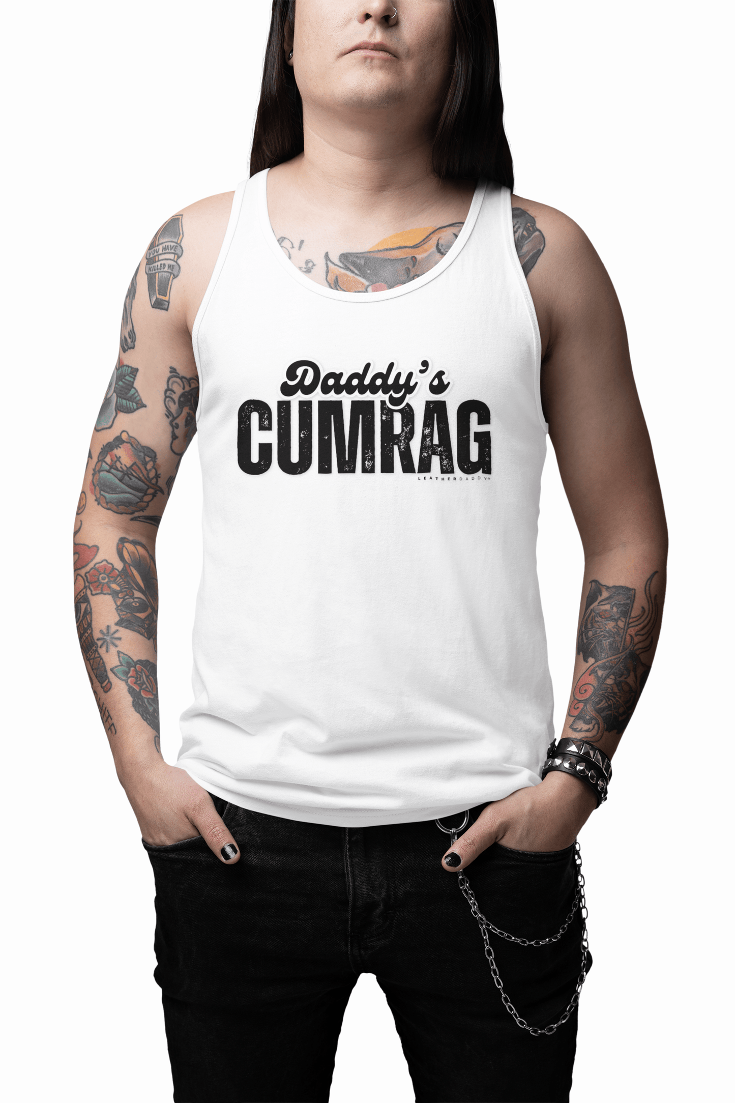 Tank Top Daddy's C*mrag Unisex Jersey Tank - NEW Design #1 LEATHERDADDY BATOR