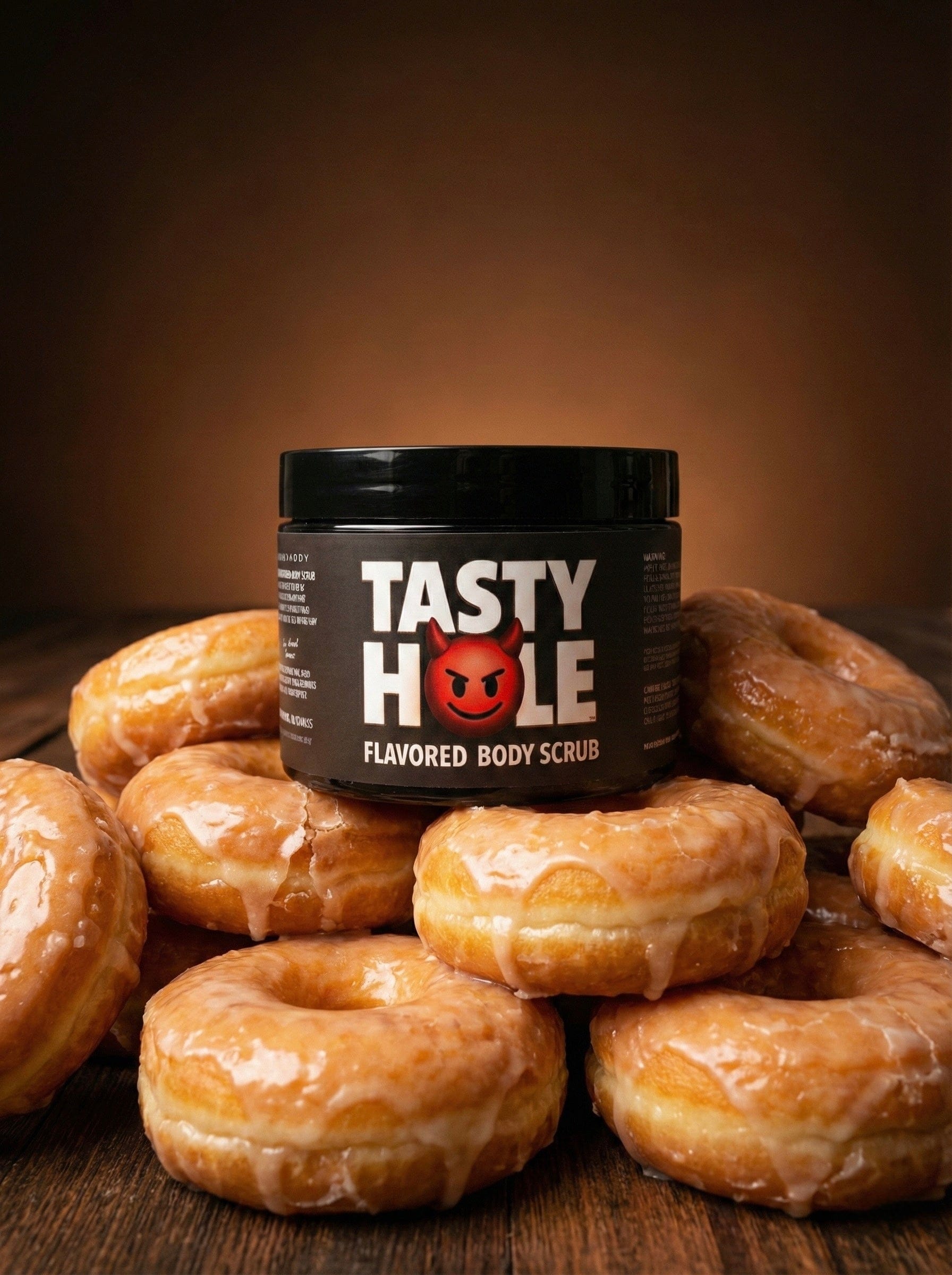 TastyHole Glazed Donut Hole Body Scrub | Rimming Prep Scrub