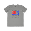 Keyholder '26 Locktober keyholder shirt shown in an alternate color, campaign style KEYHOLDER 26 type with Lock Them Up, from Lockedboy by LeatherDaddy.