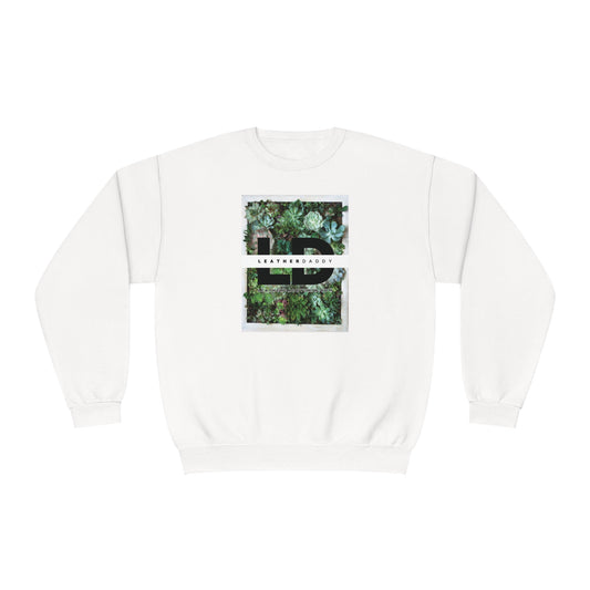 LeatherDaddy Floral Crewneck Sweatshirt - Succulents