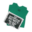 "ICE Supporters Do Not Belong in the Leather Community" Statement T-Shirt against fascism. ANTI-ICE. Abolish Ice.