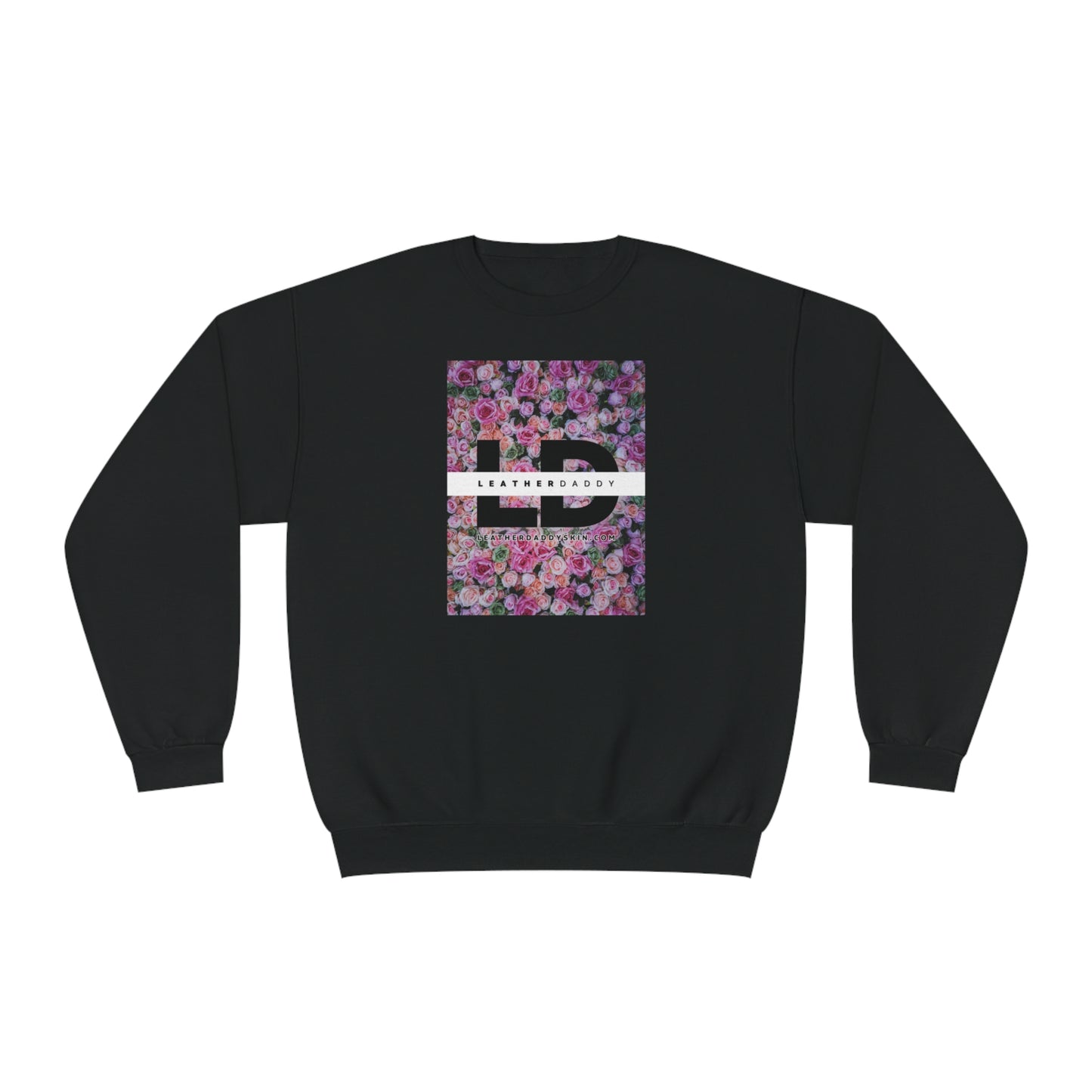 LeatherDaddy Floral Crewneck Sweatshirt - Pinks/Purples