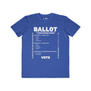 Locktober 2026 ballot chastity shirt shown in an alternate color, ballot checkbox design, from Lockedboy by LeatherDaddy.