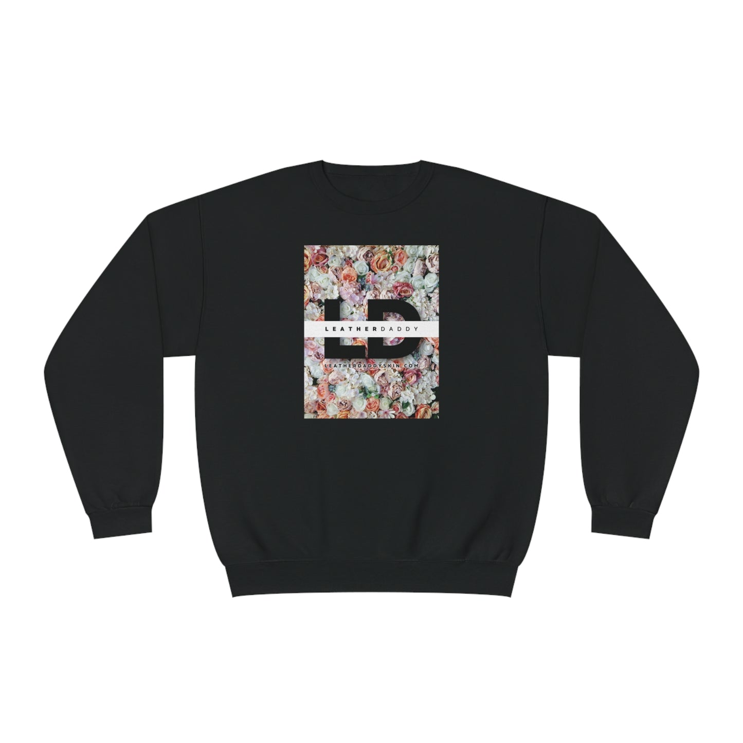 LeatherDaddy Floral Crewneck Sweatshirt - Pinks/Oranges