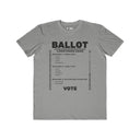 Locktober 2026 ballot chastity shirt shown in an alternate color, ballot checkbox design, from Lockedboy by LeatherDaddy.