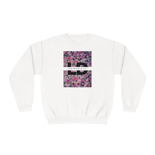 LeatherDaddy Floral Crewneck Sweatshirt - Pinks/Purples