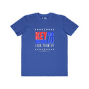 Keyholder '26 Locktober keyholder shirt shown in an alternate color, campaign style KEYHOLDER 26 type with Lock Them Up, from Lockedboy by LeatherDaddy.