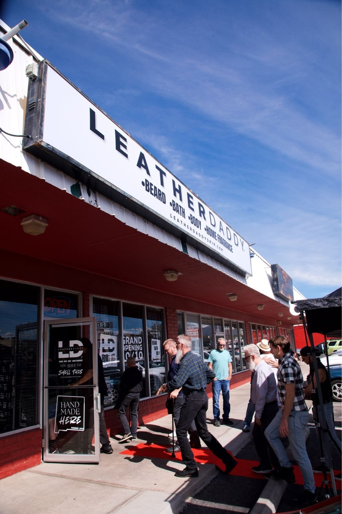 The LeatherDaddy storefront at 8019 Menaul Blvd NE, Suite C, Albuquerque.