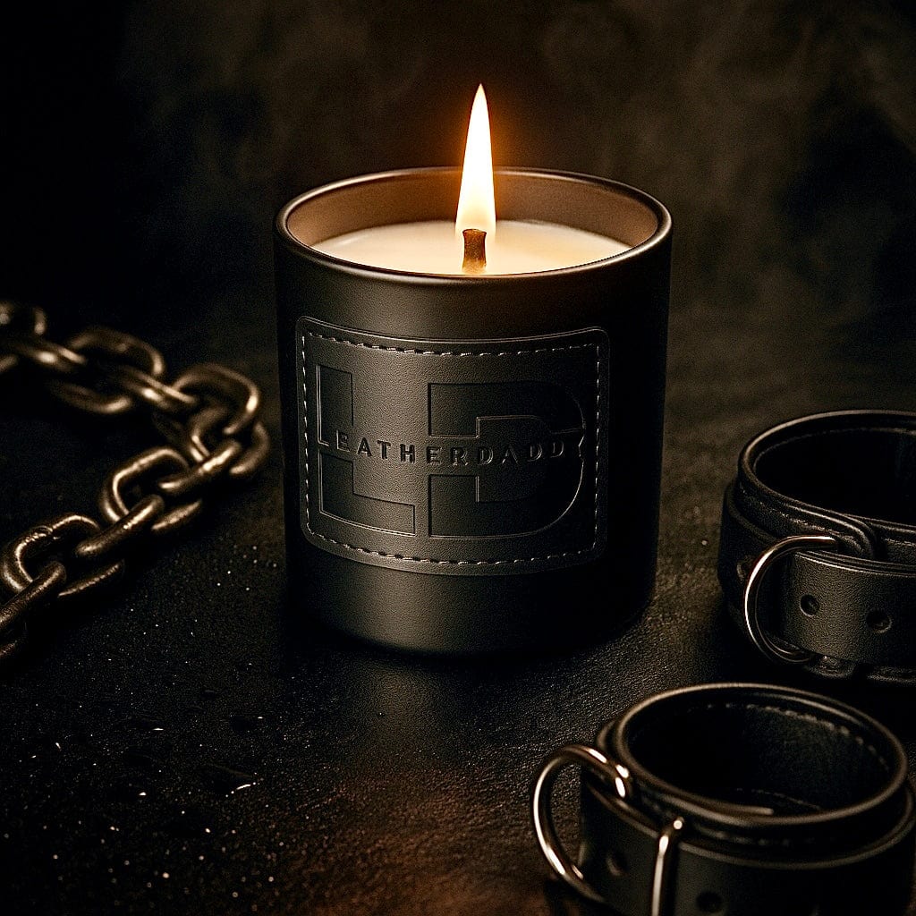 Hand-Poured Soy Wax Candle - Signature LeatherDaddy Fragrance LEATHERDADDY BATOR
